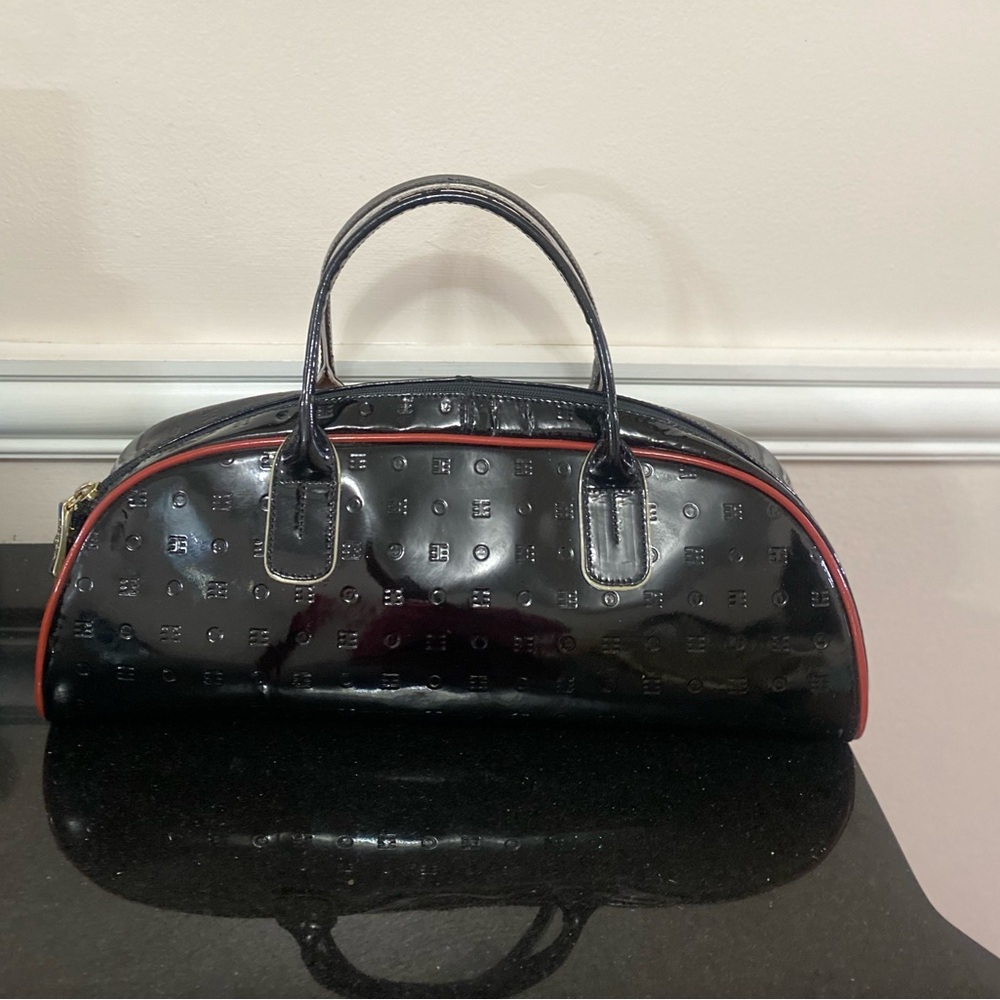 Arcadia patent leather bag